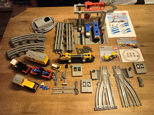 Lego 12v eisenbahn - eisenbahn, konvolut