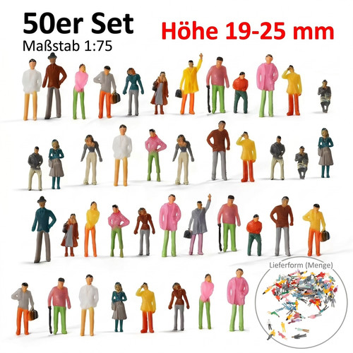 50x modellbau figuren h0 - modellbau,