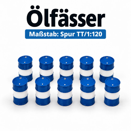 Spur 120 15x ölfässer - tt/1:120,