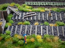 H0 1:87 alte Bahnschwellen