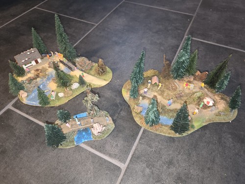 Bachlauf mit hütte - bachlauf,
