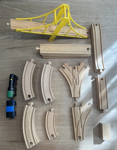 Holzeisenbahn set schienen - set, –
