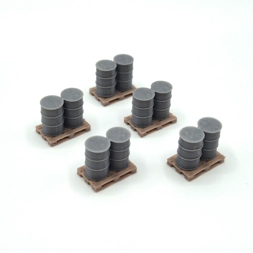 Fässer auf palette - fässer, h0