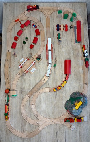 Brio holzeisenbahn 104 teile - brio,
