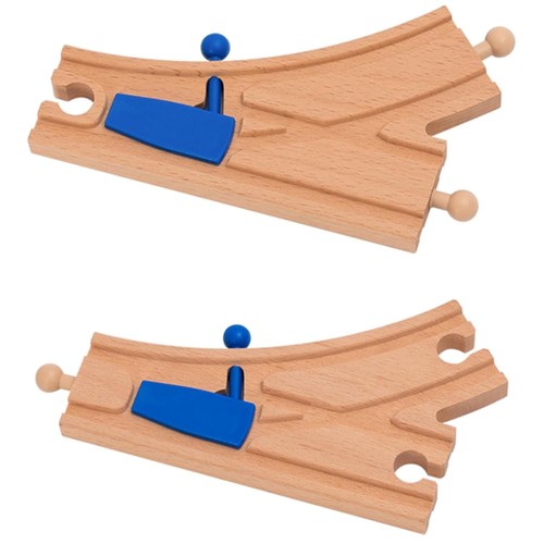Holzeisenbahn weichen set - set, holz