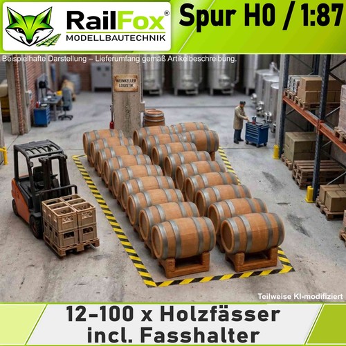 12x 100x holzfässer - 12x-100x,