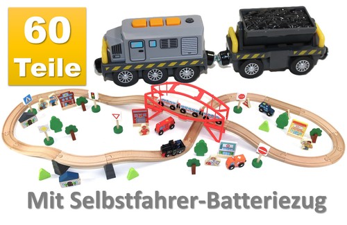 Holz eisenbahn kinder set - eisenbahn,