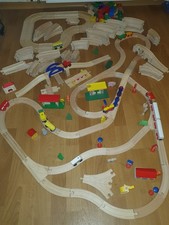 Holzeisenbahn XXL Konvolut Set